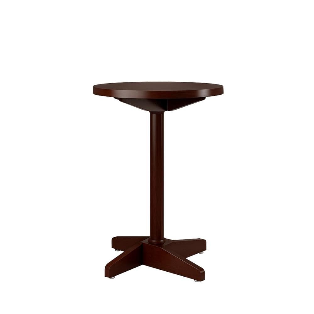 Mesa Bar Baixa Piratini 60x77cm em Madeira Maciça Castanho Acetinado