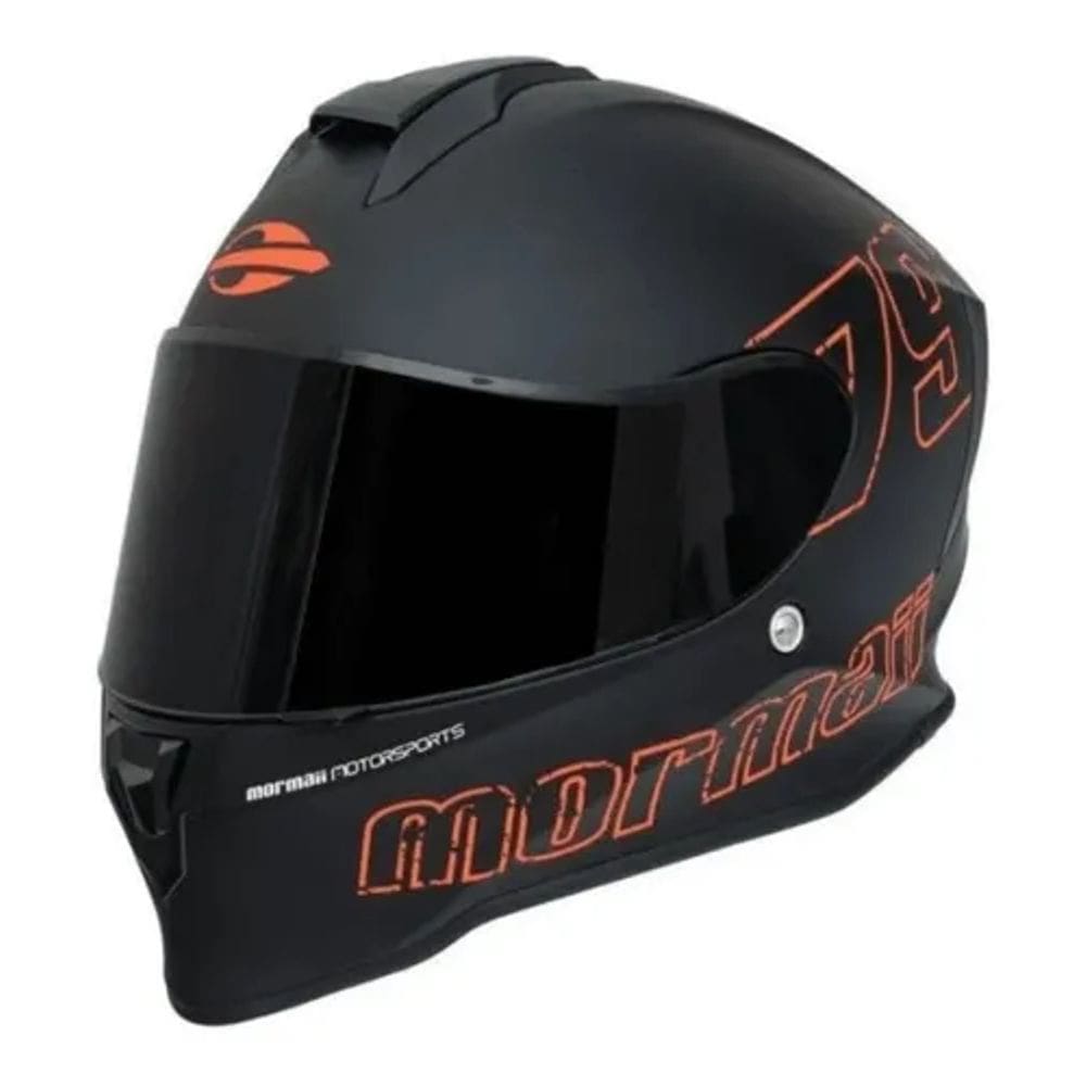 Capacete Integral Mormaii M1 1979 Preto Fosco Unissex