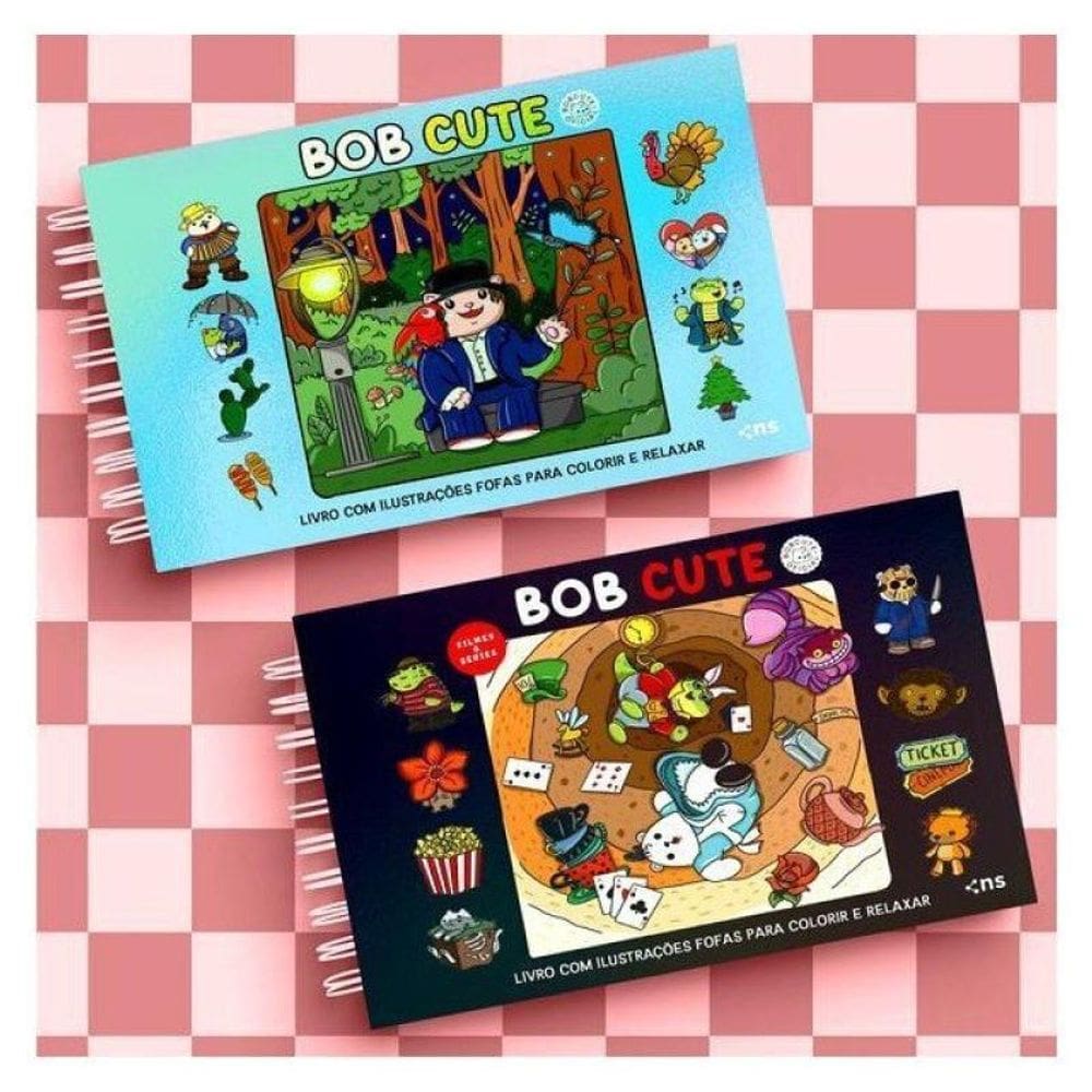 Kit Bob Cute Capa Dura – Capa Dura Azul + Capa Dura Preto