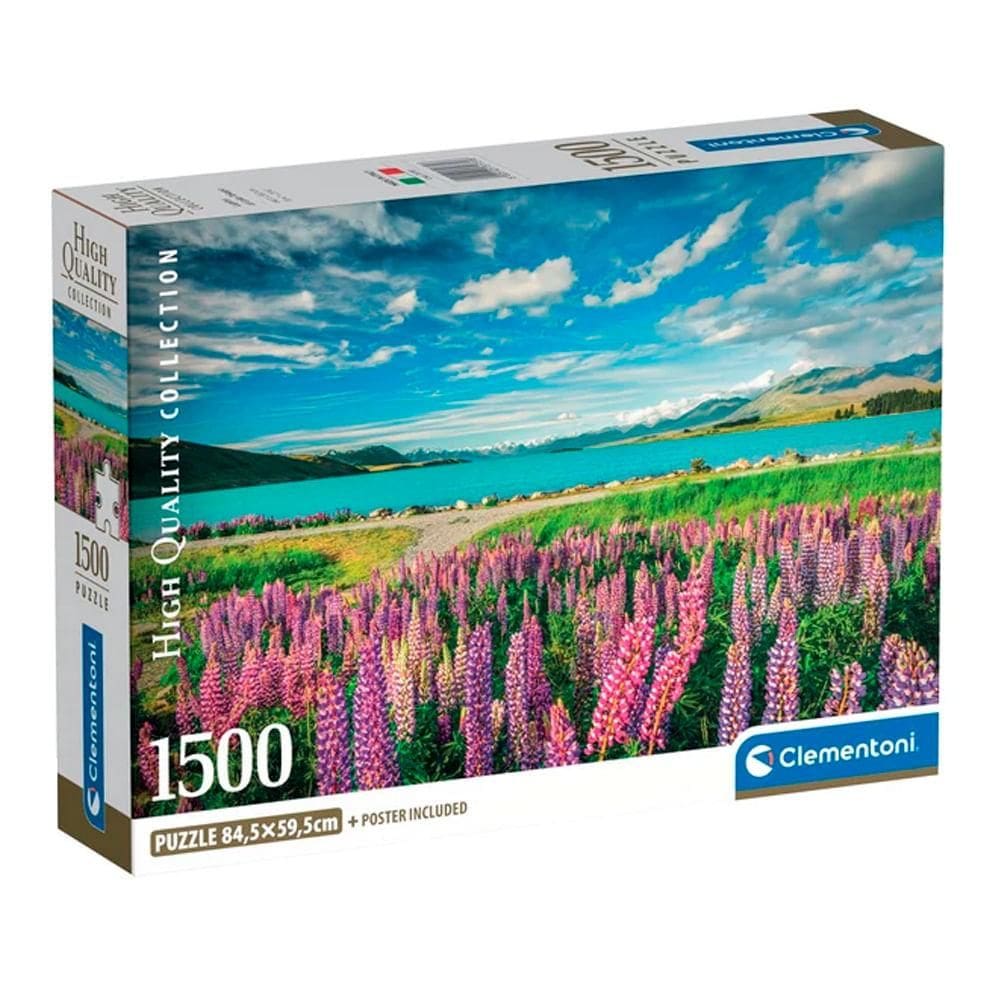 Puzzle 1500 Peças Lago Tekapo - Nova Zelândia - Clementoni 31731