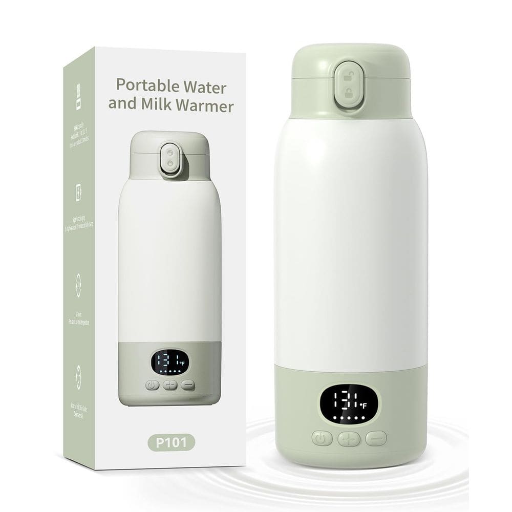 Aquecedor de mamadeiras portátil Lxlu Green5 500mL de aquecimento rápido