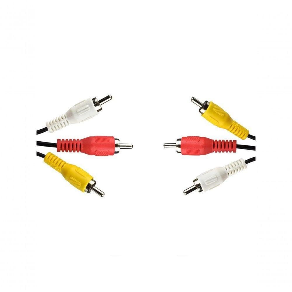 Cabo De Audio- Video Evus 3rca + 3rca M- M C-060 1,50m