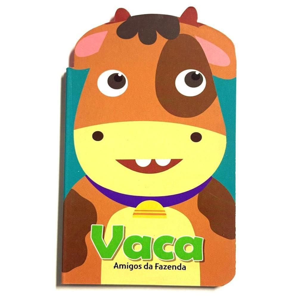 Livro Infantil Cartonado - Amigos Da Fazenda - Vaca