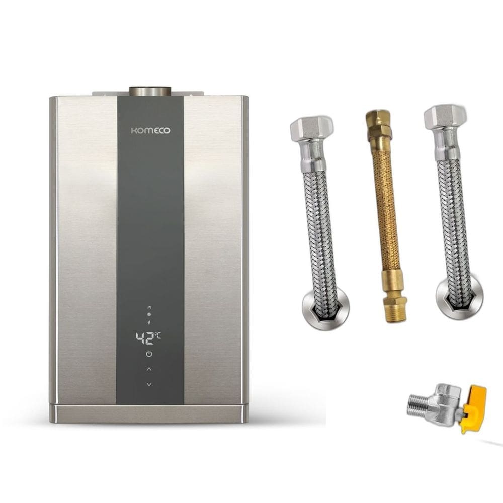 Kit Aquecedor Komeco 16DIG2 16L GN + Acess. Ligação
