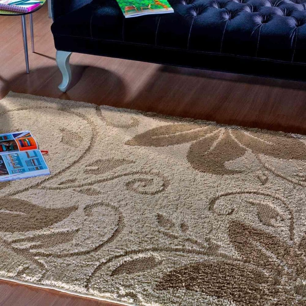 Tapete Sala E Quarto Oásis Jazz 1,00X1,50M Des 14 Trigo