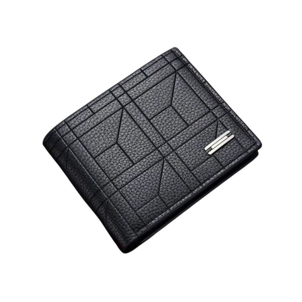 Carteira Masculina Slim Porta Cartão Texturizada Minimalista