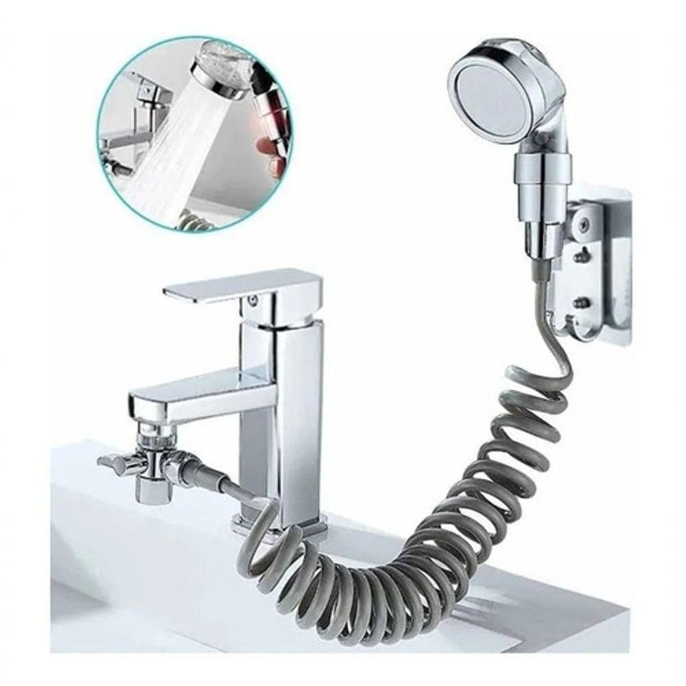 Pulverizador De Pia Torneira Banheiro Portátil Ducha Lavagem