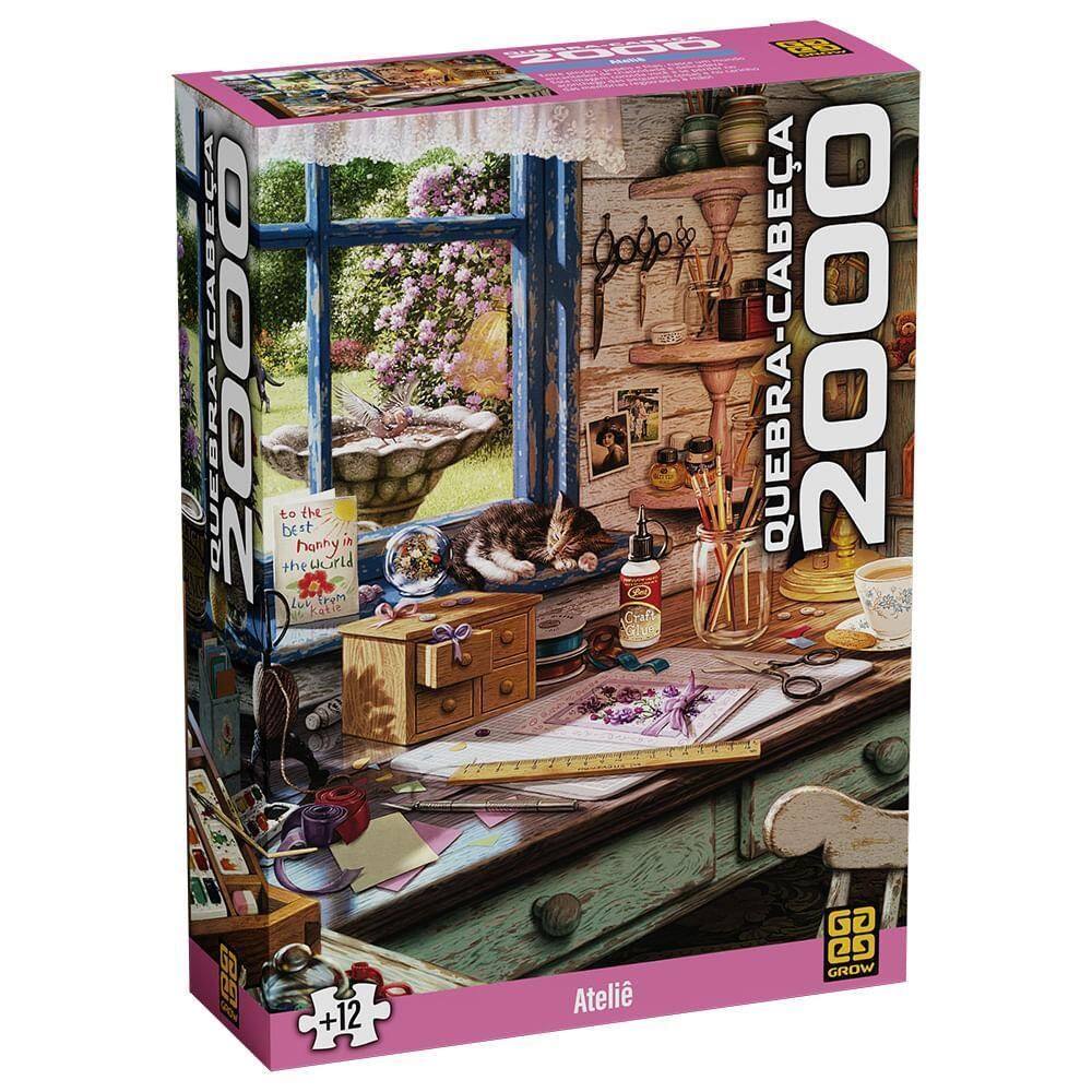 Quebra-Cabeça 2000 Peças Ateliê