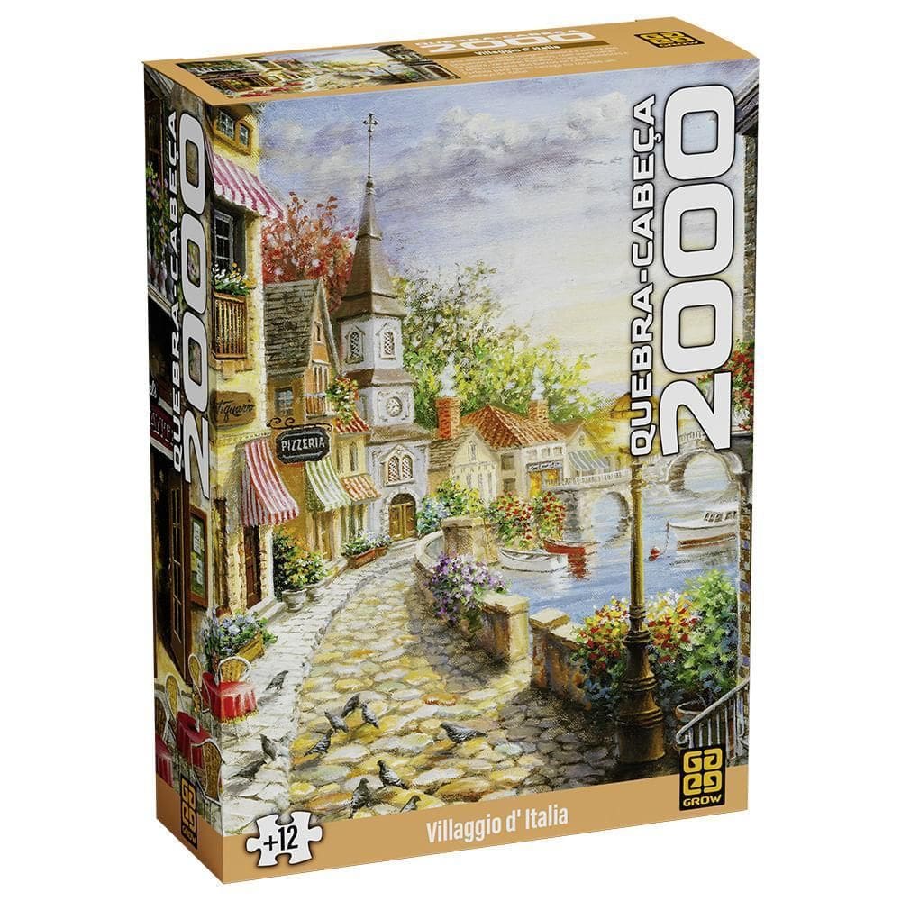 Quebra-Cabeça 2000 Peças Villaggio D`Italia