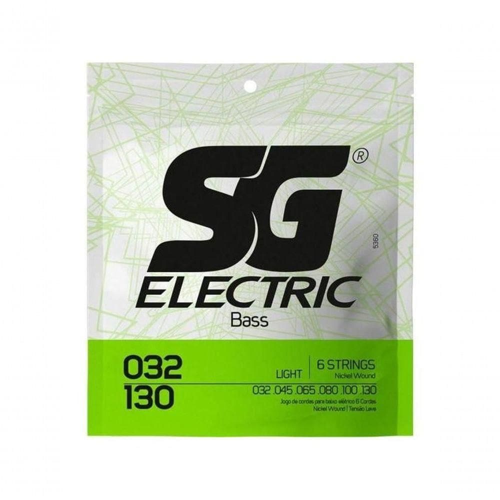 Encordoamento Para Baixo 6 Cordas 0.32 Light Sg