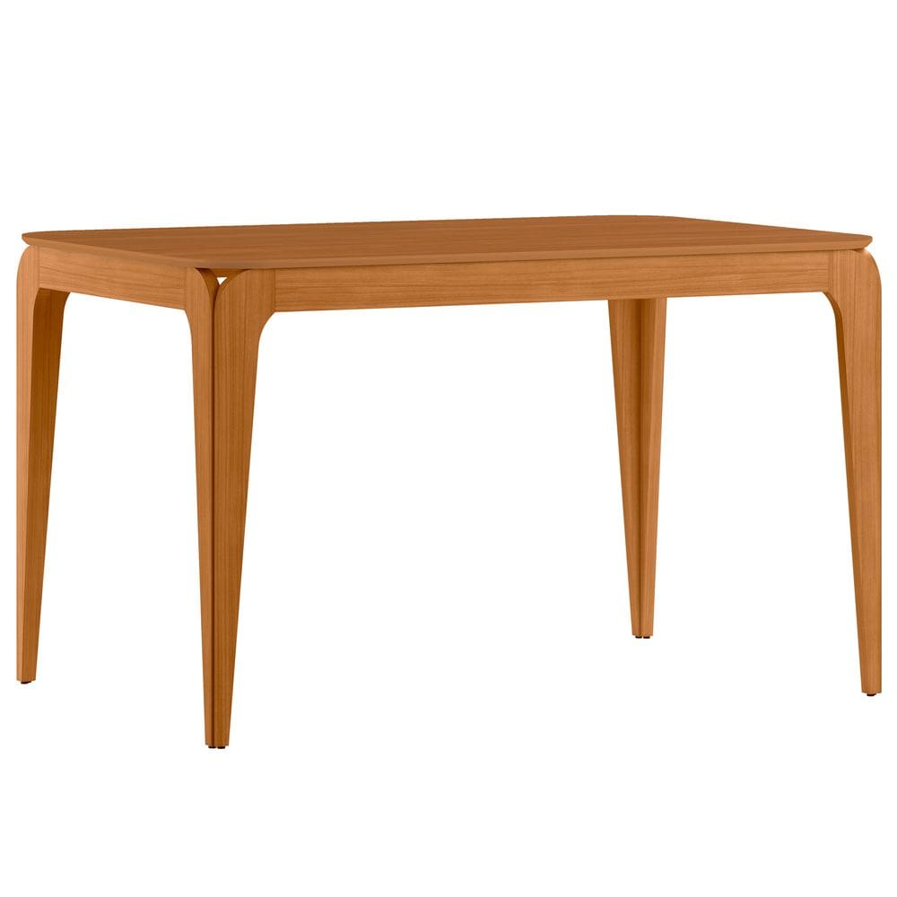 Mesa de Jantar para 4 Lugares 1,20m Tampo Mdf Aurea Ypê - New Ceval