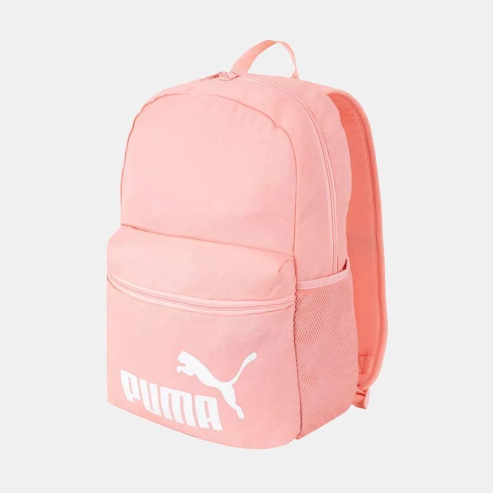 Mochila Puma Phase Unissex Backpack autêntico Logo Cat E Puma Rosa