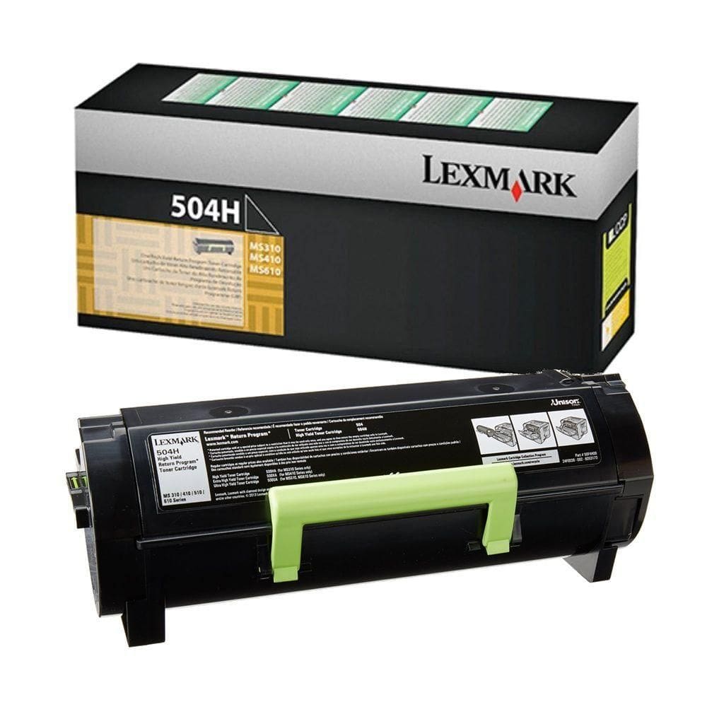Toner Lexmark 504h autêntico 50f4h00 Ms610 Ms410 Ms310 Ms312 Ms315 Ms415 5k
