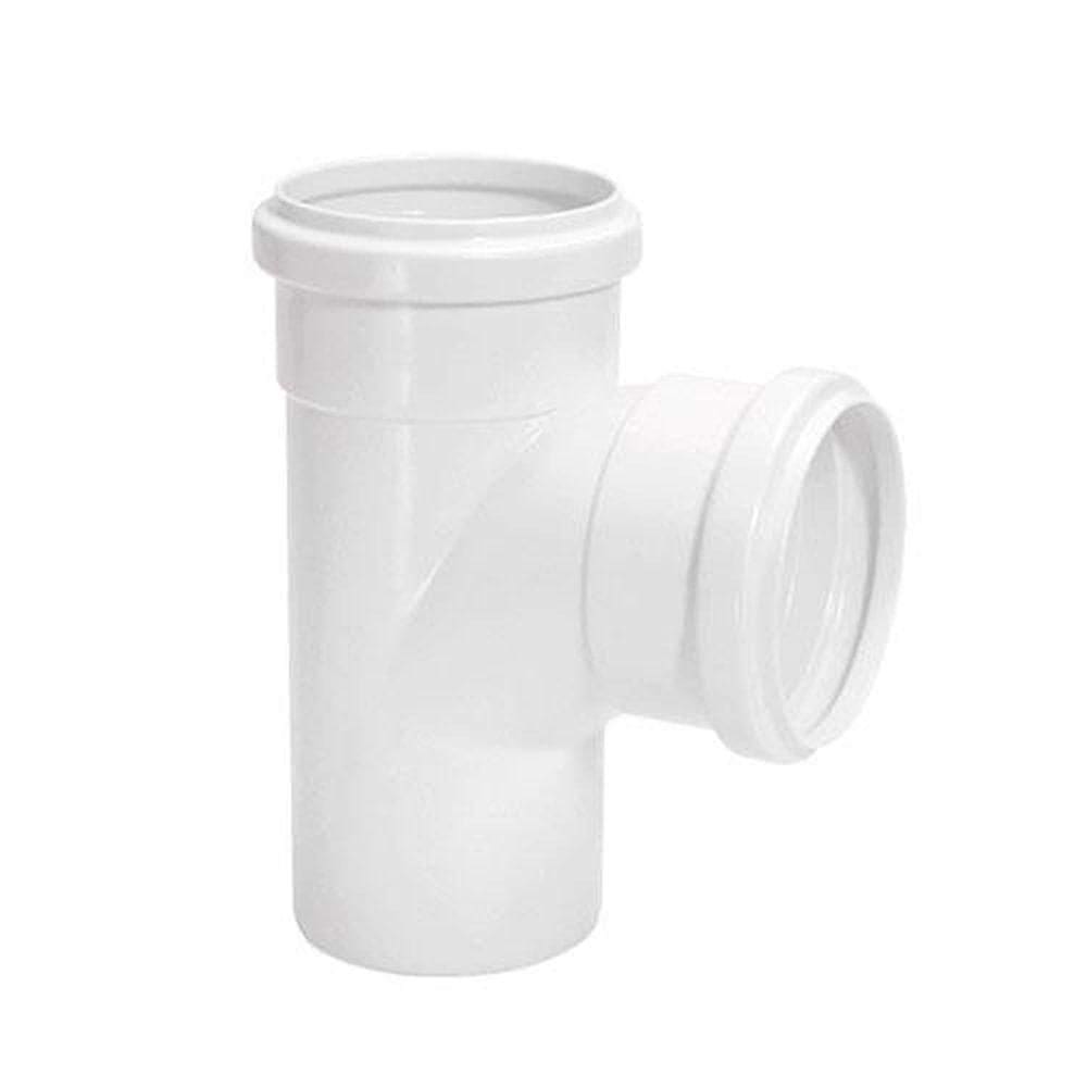 Tee Esgoto 150x150mm Pvc Soldável Plastubos - Escoamento Por Gravidade