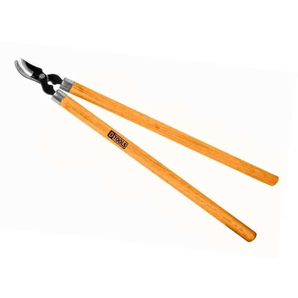 Tesoura De Poda 60cm Com Cabo De Madeira - Ideal Para Jardins E Hortas