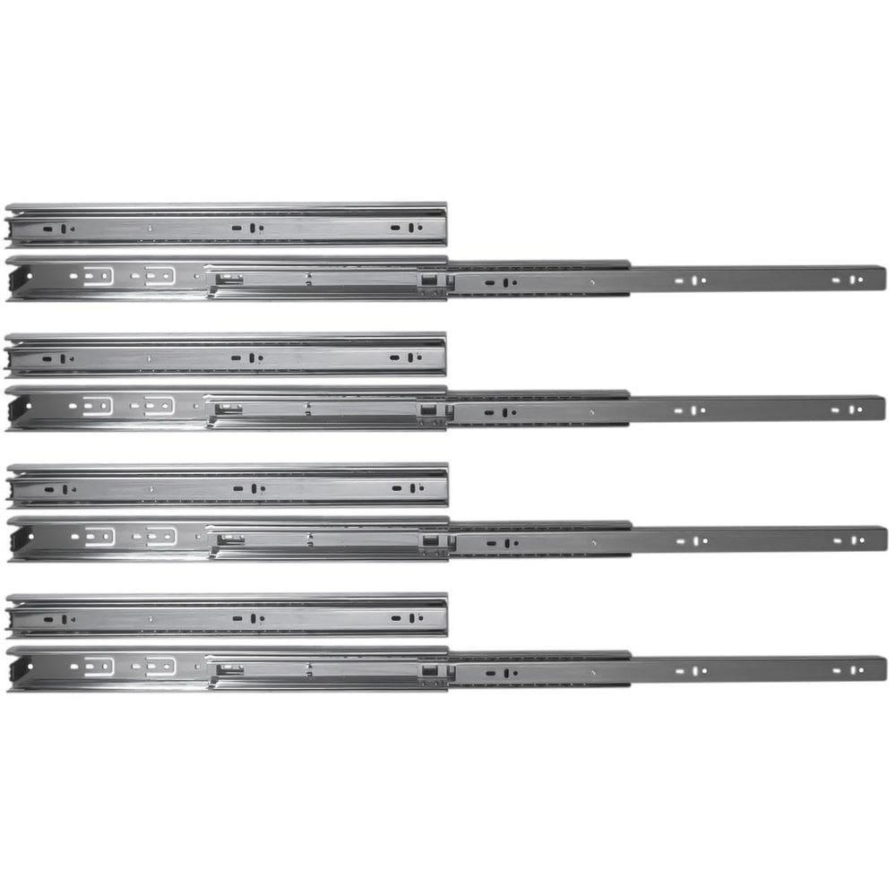 Kit 8 Corrediça Telescópica 45Cm Pesada 40Kg Gaveta 4 Pares