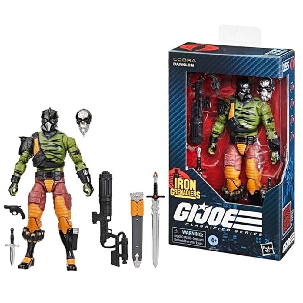 Gi Joe Classified Series Elite Cobra 155 Iron Grenadiers – Cobra Darklon- Hasbro