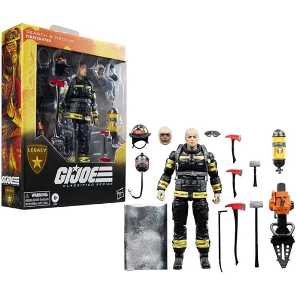Gi Joe Classified Series Elite Legacy Collection Search & Rescue  – Firefighter - Hasbro