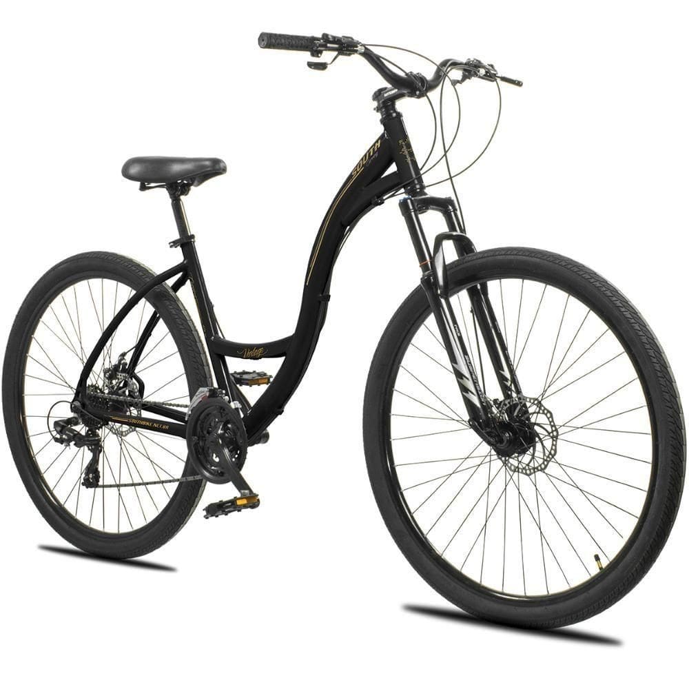 Bicicleta Aro 29 South Curving 700 Vintage Retro 21v Câmbios Shimano Preto