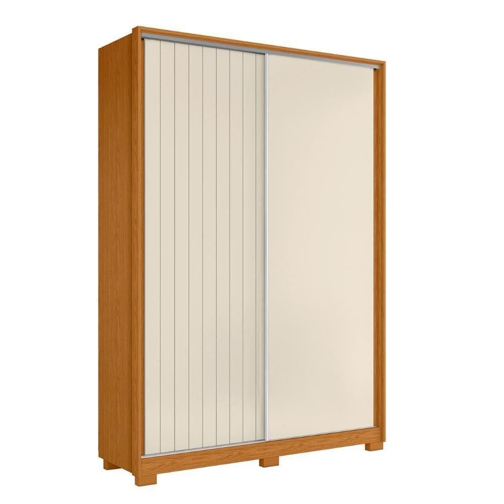 Guarda Roupa Solteiro 160cm Rizatto Flex A02 Off/cinamomo - Mpozenato