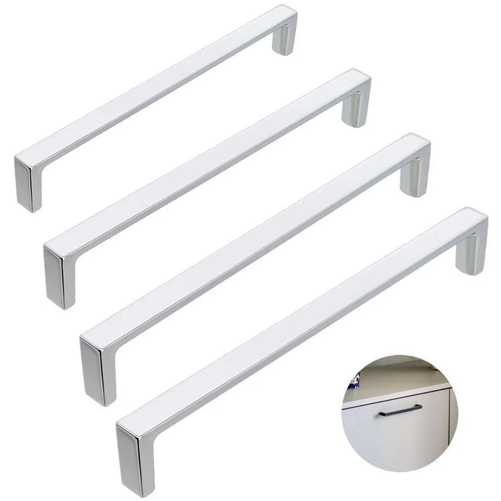 Puxador Alça Cromado Oeiras Torralba Furação 160mm 4 Unidades