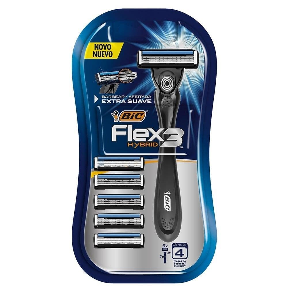 Aparelho Bic Flex 3 Hybrid + 5 Cargas