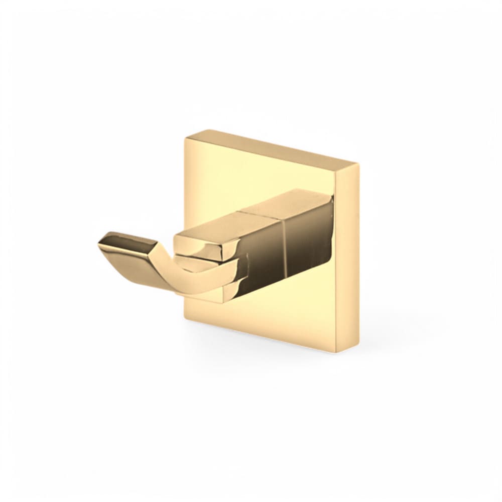 Cabide Para Banheiro Dourado Brilho