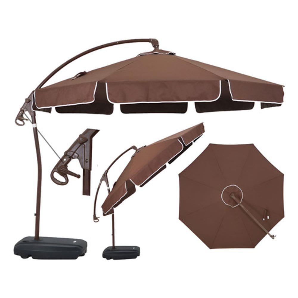 Ombrelone Bel Búzios 3m Em Aluminio Articulado Com Manivela