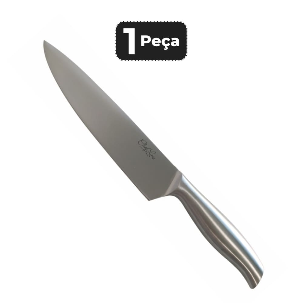 FACA INOX DO CHEF 8” - CABO INOX