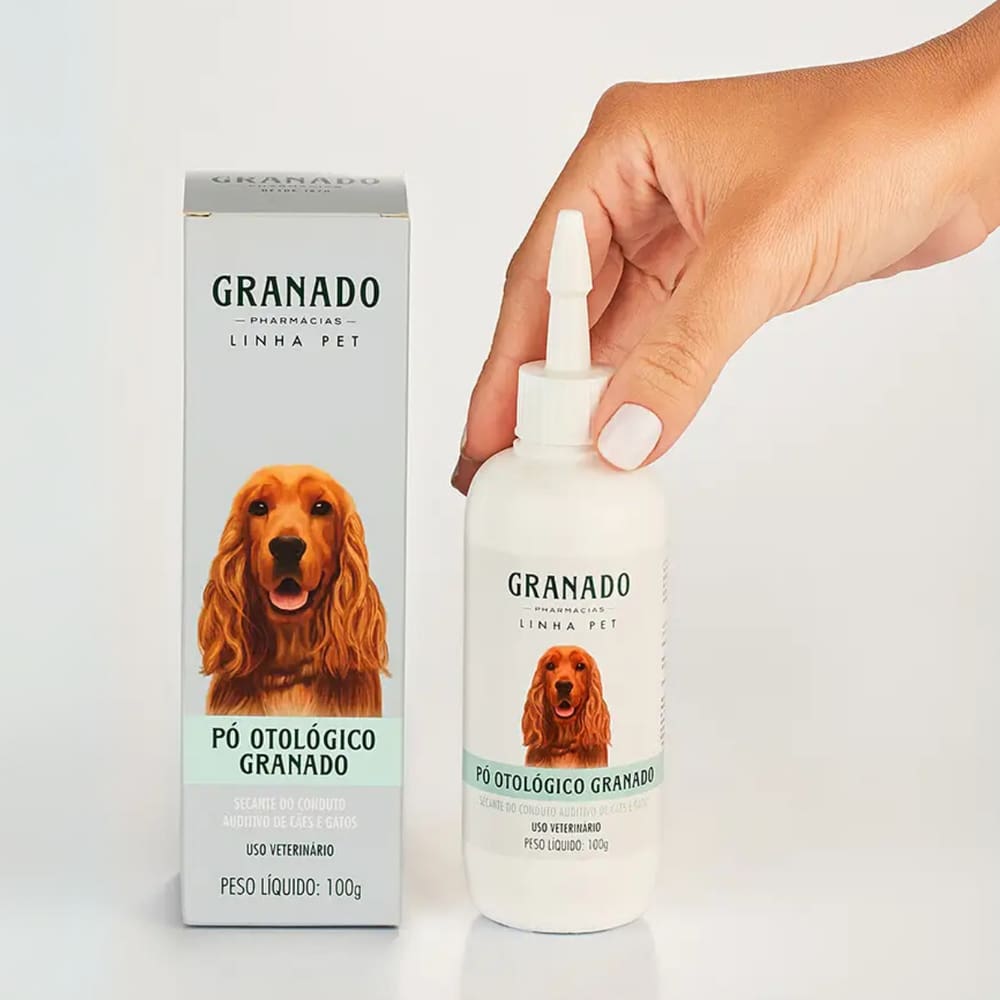 Pó Otológico Granado 100 G Cães E Gatos