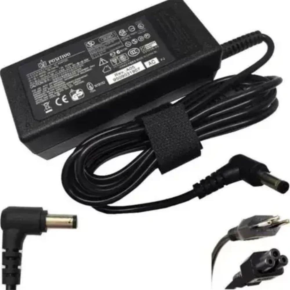 Fonte para Notebook Positivo 19V 3.42A 5.5 x 2.5mm