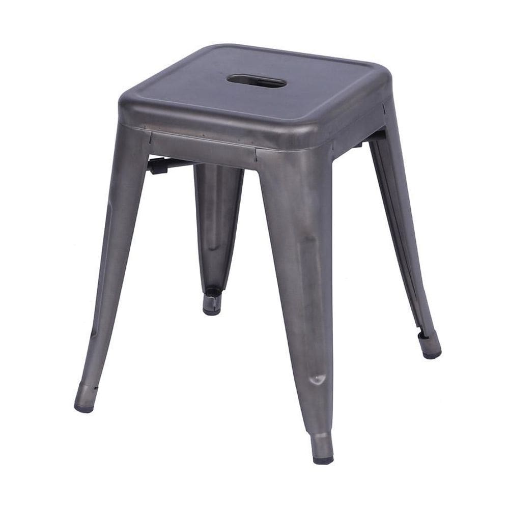 Banqueta Boxbit Titan Tolix Em Aço Com Pintura Epoxi Bronze