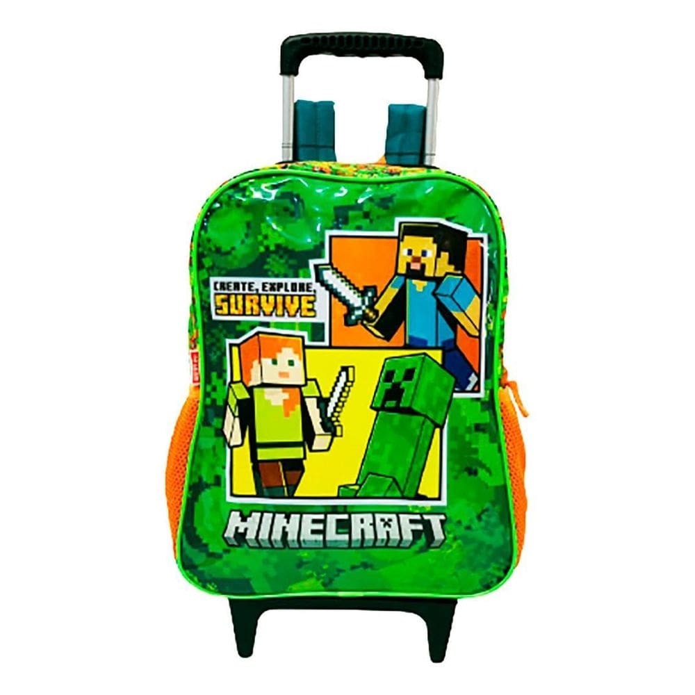 Mochila Minecraft Infantil com Rodinhas - Sestini