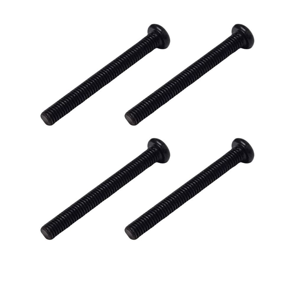 Kit 4 Parafuso Captador Humbucker Guitarra Aço Preto