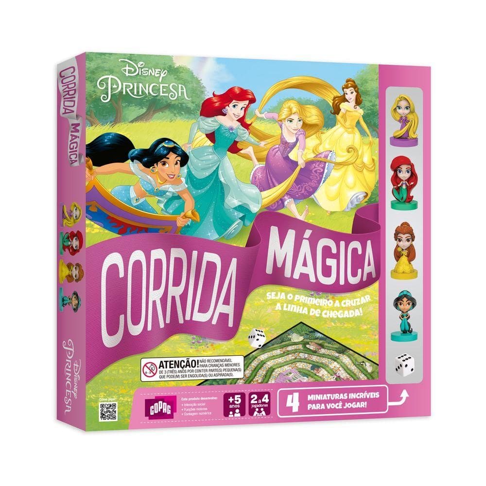 Jogo Corrida Mágica Princesas - Copag