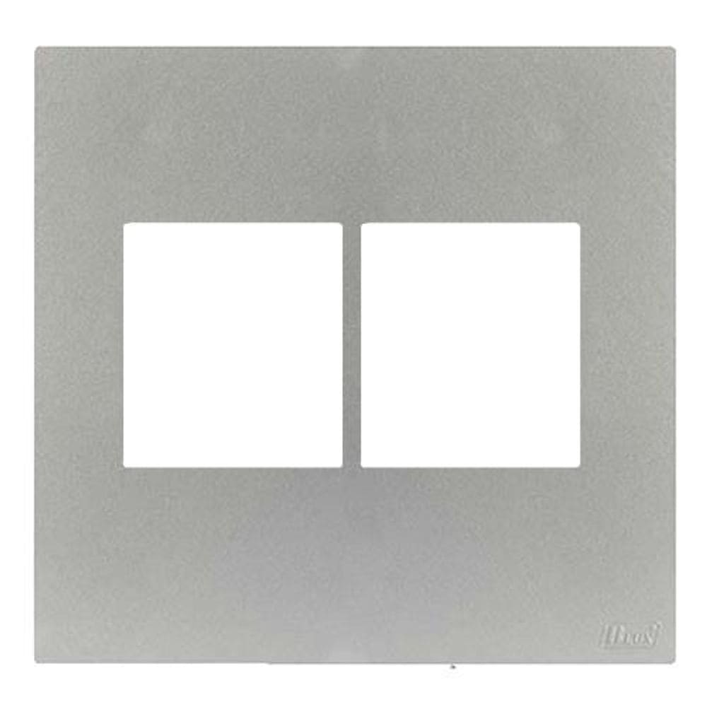 Placa Para 4 Mod. Juntos Com Suporte 4X4 - Recta Prata Satin