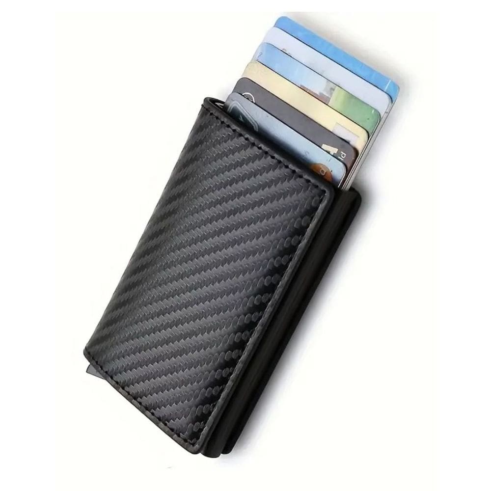 Carteira de Bolso Slim Porta Cartão Proteção RFID Antifurto
