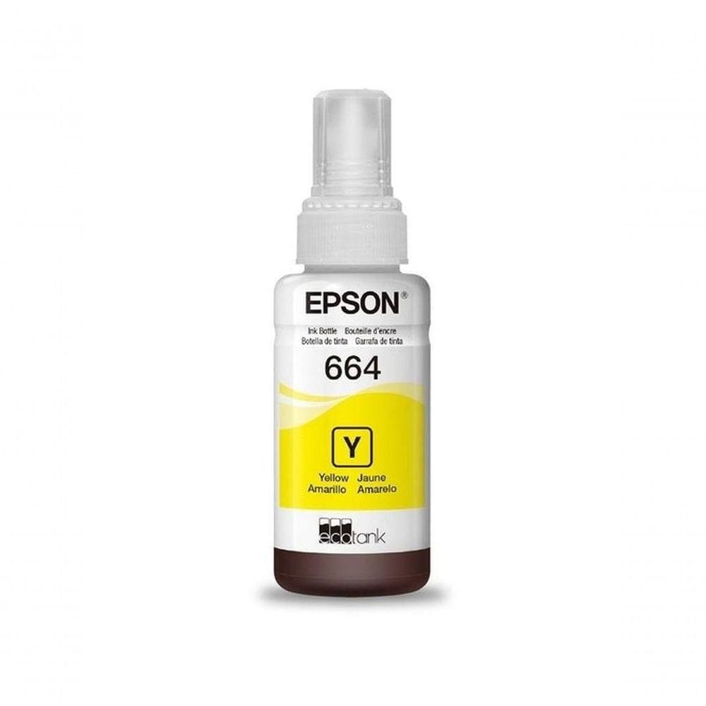 Refil Tinta Epson Amarelo T664420-al
