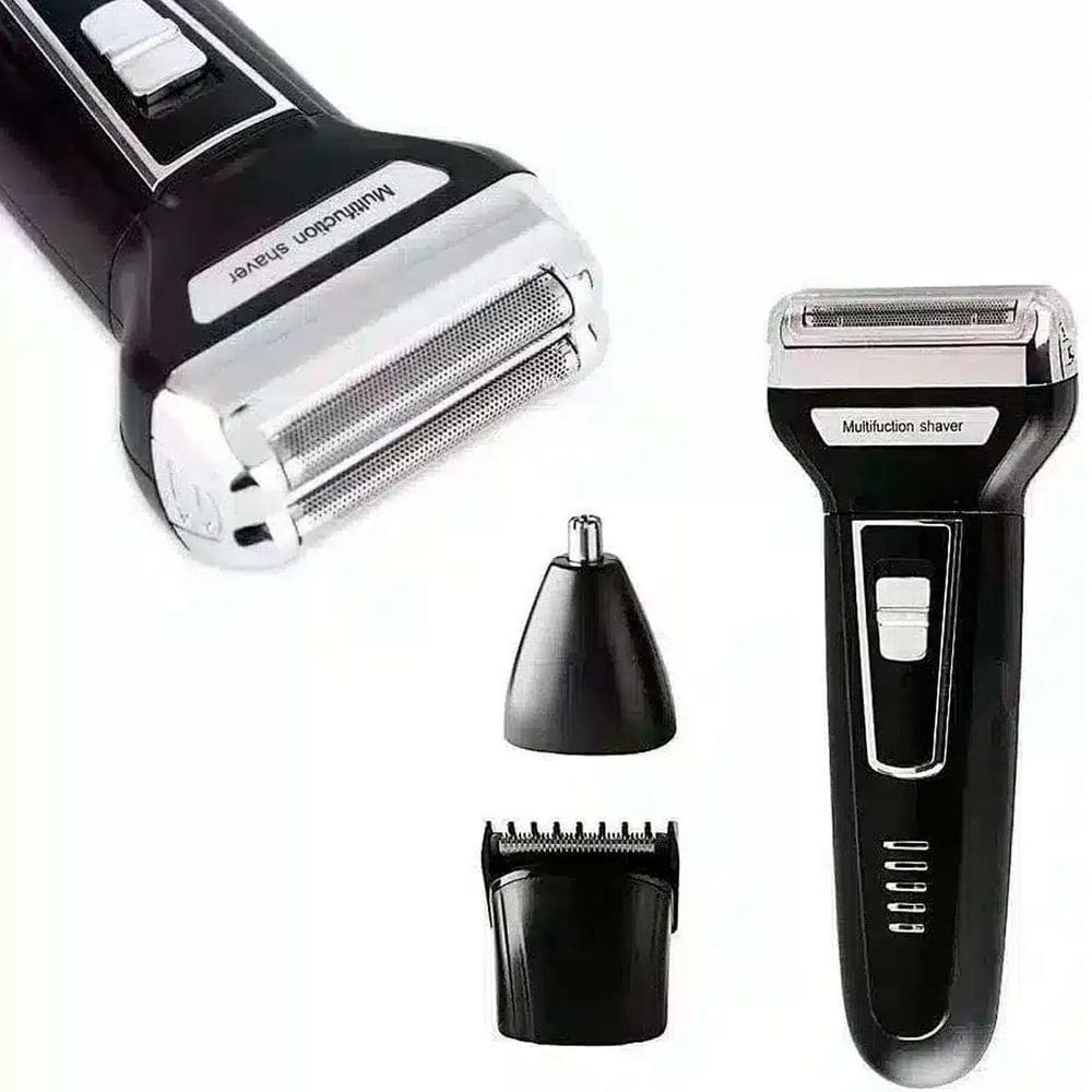 Kit Profissional Kemei 3 Em 1 Com Led