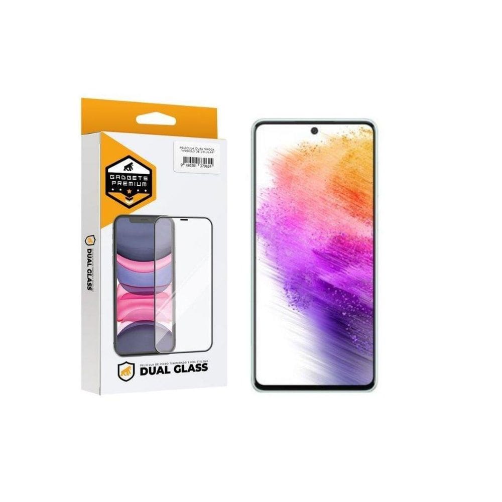Película Dual Glass Samsung Galaxy A73 5G - Preto - Gshield