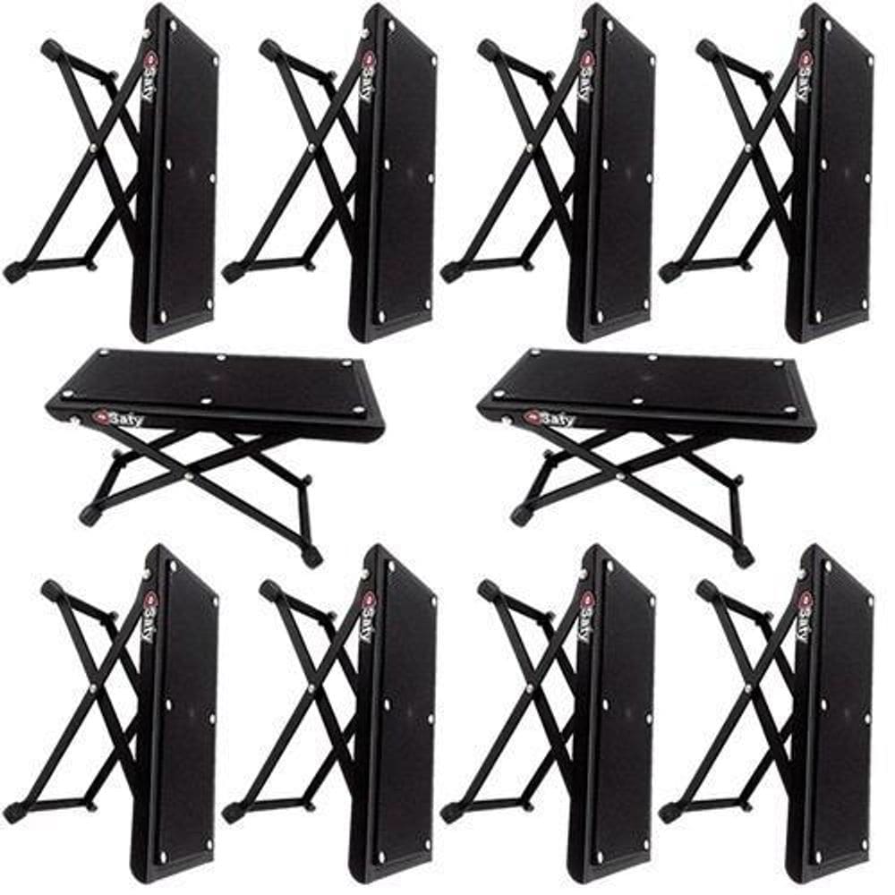 Kit 10 Apoio De Pé Saty Apv05 Para Violão Baixo Guitarra