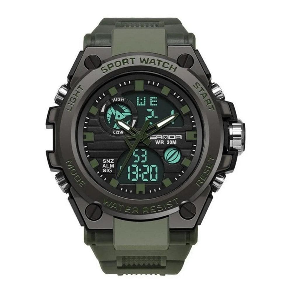 Relógio Masculino Esportivo Sanda Modelo 739 Estilo Militar