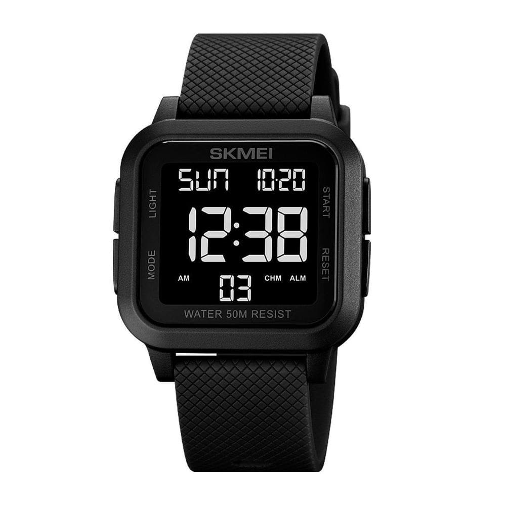 Relógio De Pulso Digital Resistência Água 50 Metros