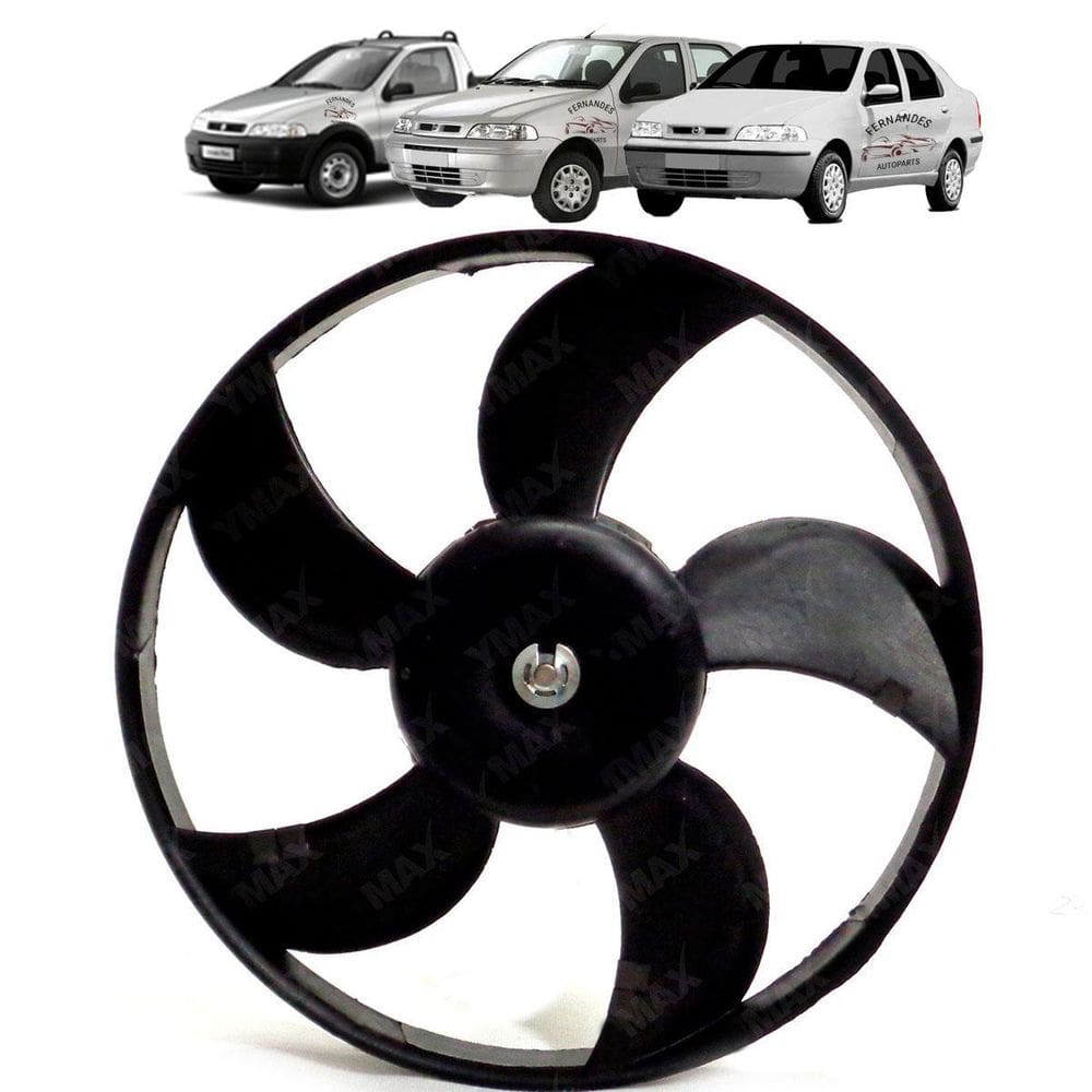 Ventoinha Radiador Palio 1996 1997 1998 2000 2001 Sem Ar
