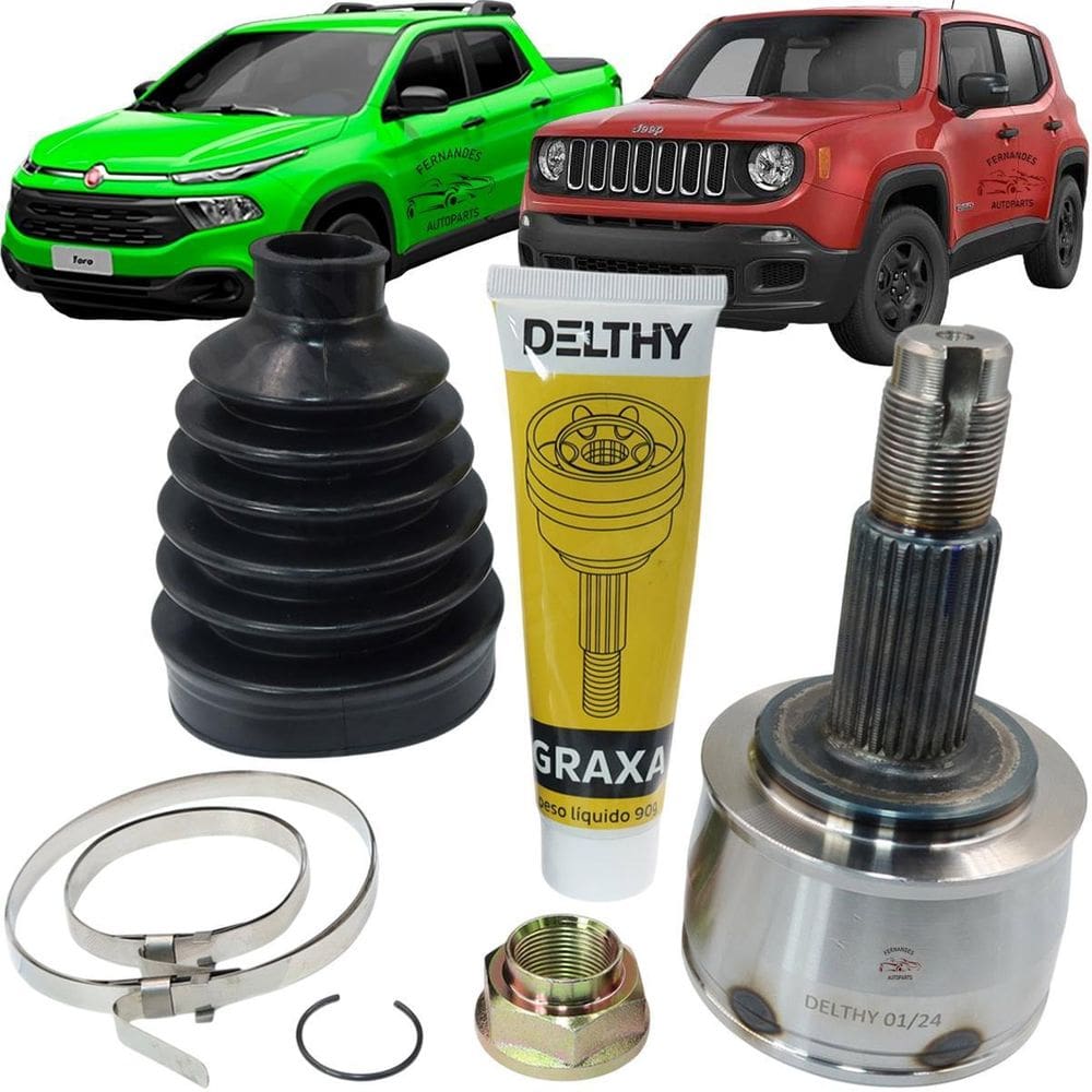 Junta Homocinetica Fiat Toro 1.8 Renegade 1.8 4X2 Automatico