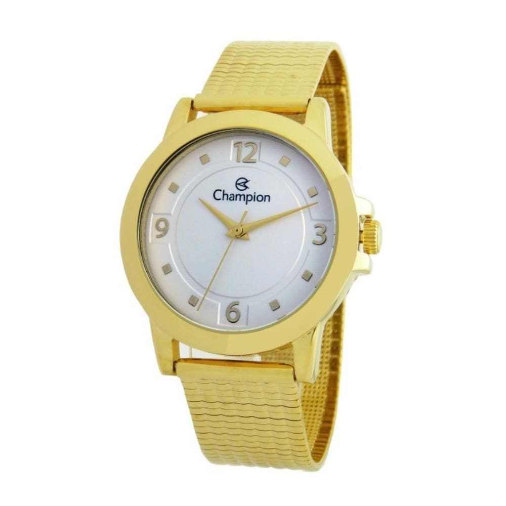 Relógio Champion Feminino Ref: Cf24162H Casual Dourado