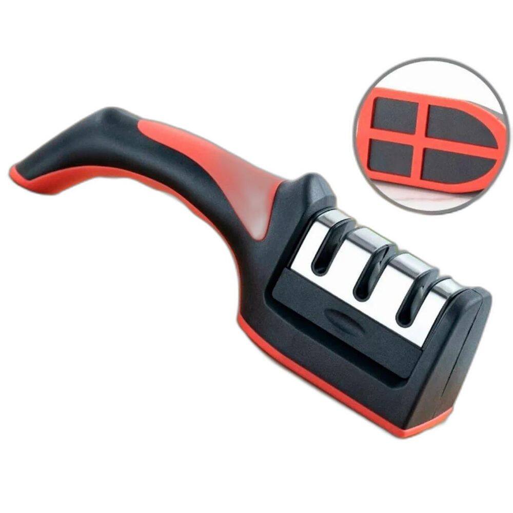 Afiador Amolador De Facas Manual 3 In 1 Top Afiar