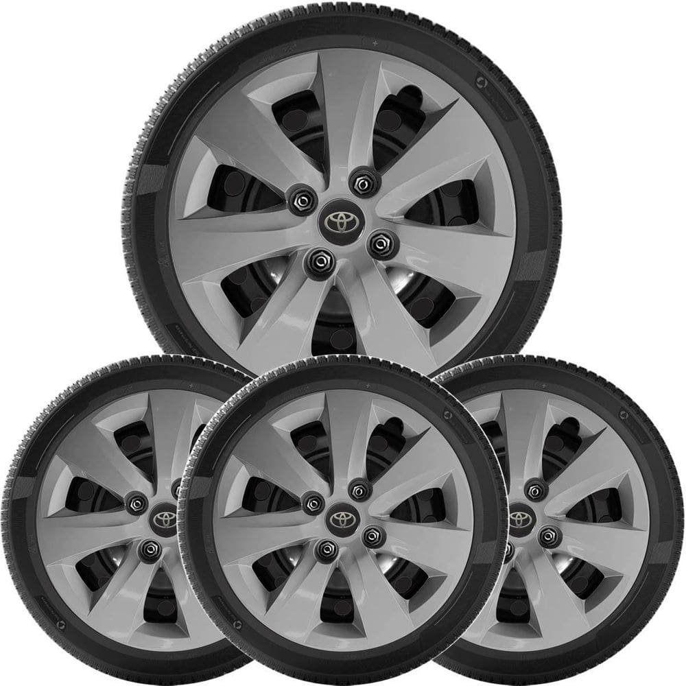 4X Calota Etios Hatch Sedan Aro 14 Grafite Parafusada 1301