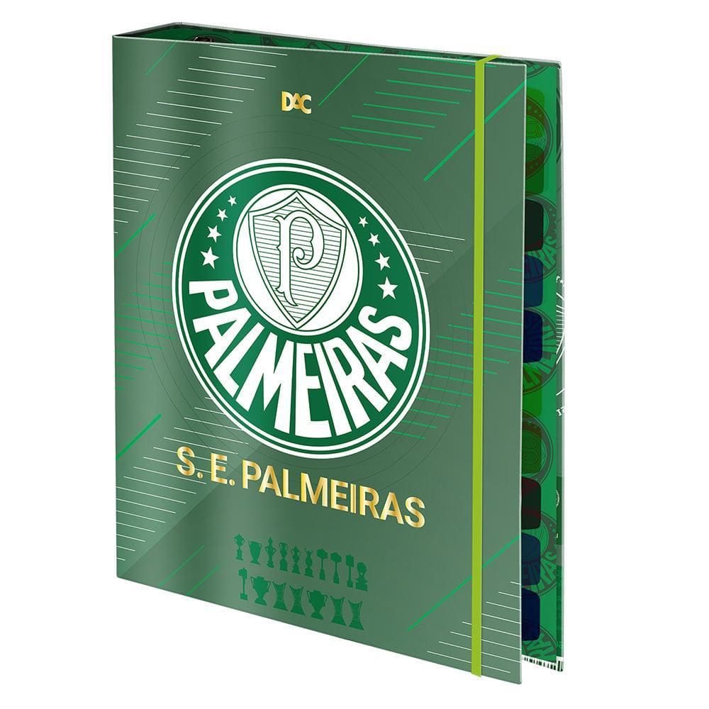 Fichário Universitário Em Pvc Dac Com 48F Verde