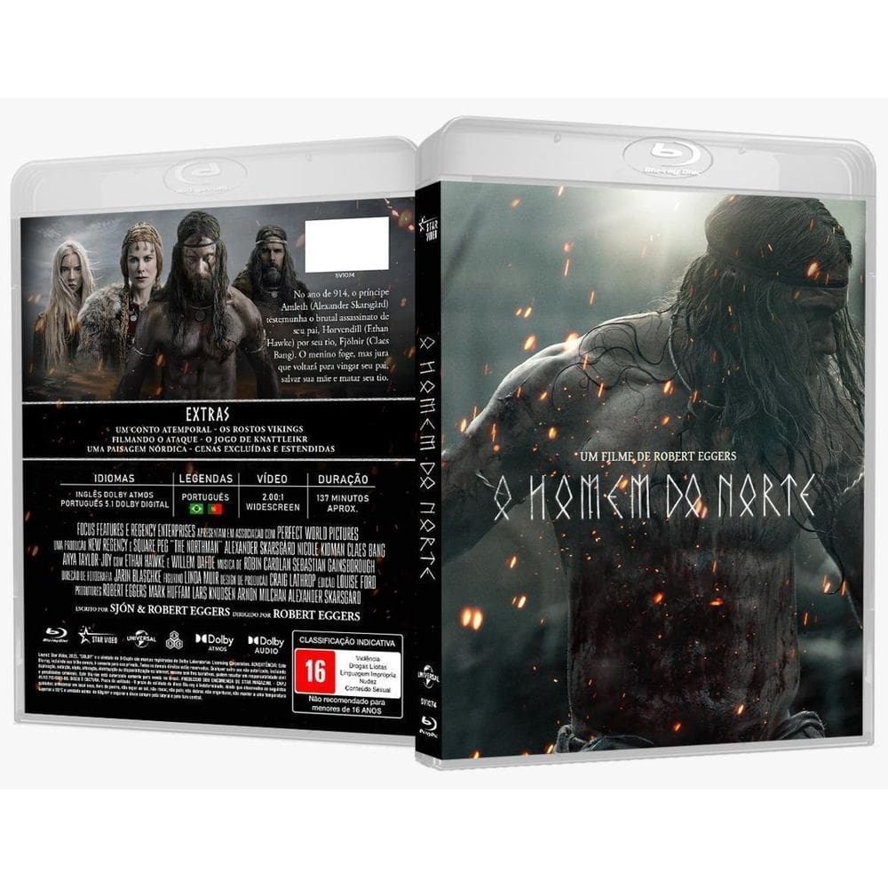 Blu-Ray O Homem Do Norte - Robert Eggers -Ed De Colecionador